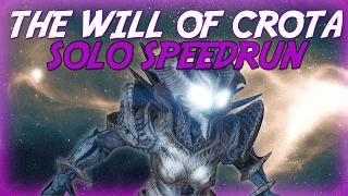 Destiny: The Will of Crota Nightfall Solo Speedrun (Void Burn)
