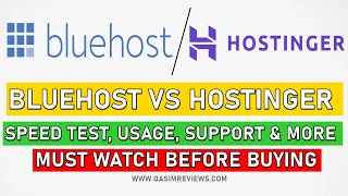 Bluehost vs Hostinger 2022 - Full Comparison - Which one to Choose? Pros & Cons, and Full Details