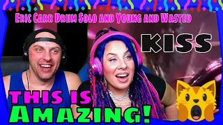 #reaction To KISS Eric Carr Drum Solo and Young and Wasted | THE WOLF HUNTERZ REACTIONS