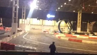 Stig powersliding a GT86 at Top Gear Live beware headphones very loud