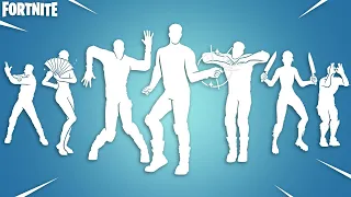 Top 50 Popular Fortnite Dances & Emotes! (Made You Look, The Quick Style, Chef's Special, Stay)