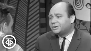 Актер Борис Рунге берет интервью у Евгения Леонова (1966)