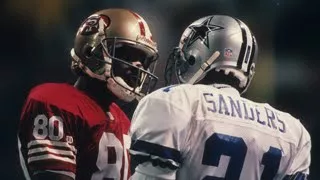 Deion Sanders vs Jerry Rice Rivalry