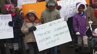 Demonstration gegen Abschiebung