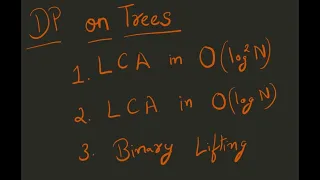 Dynamic Programming on Trees: LCA using Binary Search