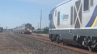 Amtrak Meets Amtrak In Hanford!