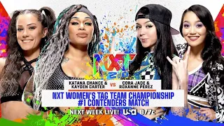 NXT Women's Tag Team Championship #1 Contenders Match (Full Match Part 2/2)