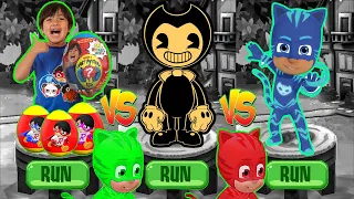 Tag with Ryan PJ Masks Catboy Update vs Bendy in Nightmare Run - Gameplay Android/iOS