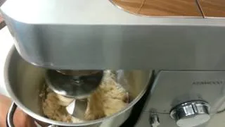 Kenwood mixer,kneading dough