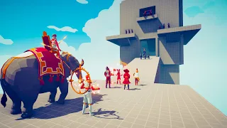 Good Faction Attacking a Tower VS Every Faction ► Totally Accurate Battle Simulator TABS