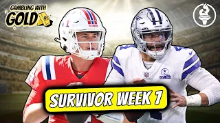 The 2 NFL Survivor Week 7 Options Are… | Gambling With Gold