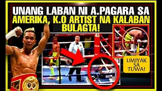 UNANG LABAN NI ALBERT PAGARA SA AMERIKA, K.O ARTIST NA KALABAN DI KINAYA ANG LAKAS NYA!