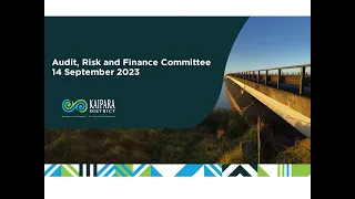 Audit, Risk and Finance Committee 14 September 2023