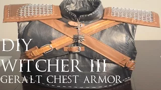 Witcher 3 Geralt of Rivia Cosplay - DIY Chest Armor Tutorial