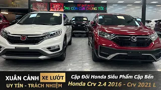 SIÊU PHẨM Cập Bến HONDA Crv 2.4TG 2016 6 Vạn Km | HONDA Crv L 2021 Sensing | Mr Cảnh 084.95.44444