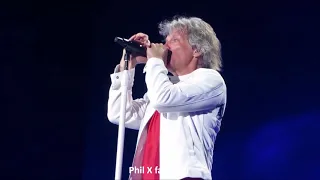 Phil X with Bon Jovi @ Madrid July 7, 2019 I'll Be There For You