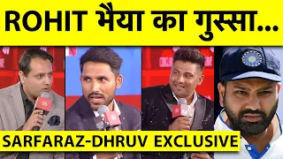 EXCLUSIVE INTERVIEW: STAGE पर लड़ पड़े SARFARAZ-DHRUV, DHONI-ROHIT पर कही बड़ी बात