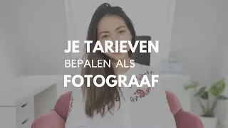 Zó bepaal je je tarieven als fotograaf!