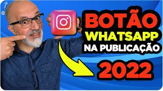 Como inserir botão e enviar mensagem nas publicações do instagram 2022