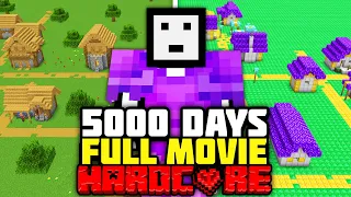 I Survived 5000 Days in Minecraft Hardcore! [FULL MINECRAFT MOVIE]