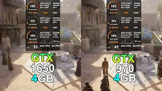 GTX 1650 vs GTX 970 - Test in 10 Games (Tested in 2023)