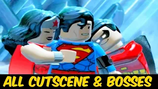 LEGO Batman 3 Beyond Gotham All Cutscenes & Bosses