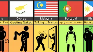 Comparison: Things Boys Do Secretly From Different Countries