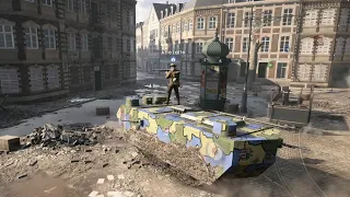 Battlefield 1: St Chamond gas assault tank gameplay (No Commentary)