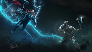 Thor vs Kratos 😱🔥