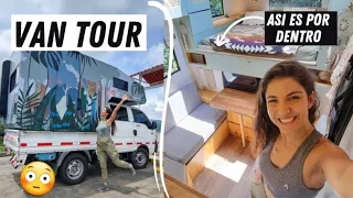 😍The MOBILE HOME of our DREAMS 🚛 Made with OUR OWN HANDS 🤯 Would you live here?- VAN TOUR