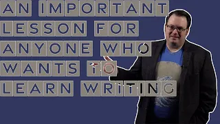 An Important Lesson for Anyone Who Wants to Learn Writing | Brandon Sanderson
