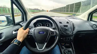 Ford Transit Courier Facelifting 2021 [1.5 TDCi 100HP] | Test Drive #45 | POV Driver. TV