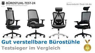 Gut verstellbare Bürostühle 2024 (TOP 5) 🥇 Testsieger im Vergleich (ergonomisch, gut & günstig)