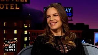 Hilary Swank Faked Being Bad at Running