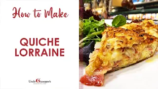 ( Episode 38 ) Quiche Lorraine Recipe  | Uncle Giuseppe's Recipes