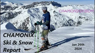 CHAMONIX Ski and Snow Report week 9 | Spring Snow and lots of Avalanches!