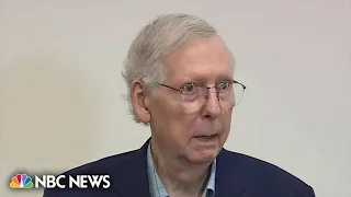 McConnell calls GOP leaders after freezing mid-news conference: He ‘was in good spirits’
