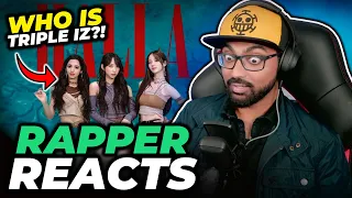 Rapper Reacts to Triple iz - Halla | Official Video | First Time Reaction!