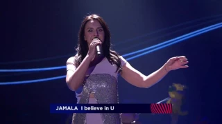 Eurovision 2017 - Man Shows his Ass on stage when Jamala Sings.