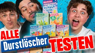 ALLE Durstlöscher Sorten testen🧃🤔 | mit CrispyRob und Dima!