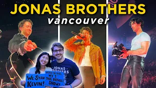 JONAS BROTHERS THE TOUR (Vancouver) B-Stage | Concert Vlog