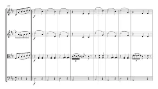 Tchaikovsky Waltz of the Flowers | String Quartet Sheet Music