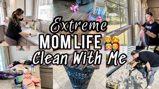 EXTREME MOM LIFE CLEAN WITH ME | CLEANING MOTIVATION | MEGA MOM