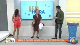 Zezinho ganhou uma bolsa para estudar na Suíça