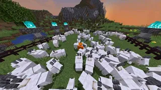 ¿Cómo suenan +100 cabras gritonas en Minecraft?