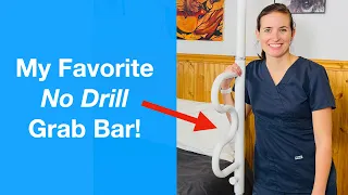 My Favorite No Drill Grab Bar! | The Stander Security Pole with Curved Grab Bar