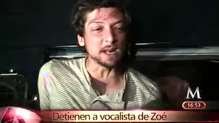 Detienen a León Larregui, vocalista de Zoé en la Roma