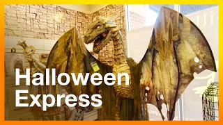Halloween Express Store Walkthrough 2019 - Decorations, Animatronics, Toys, Costumes & Displays.