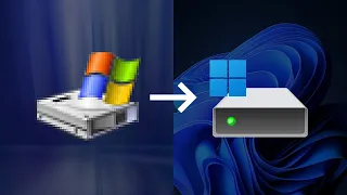 Evolution of Windows system drive icons (+ Betas)