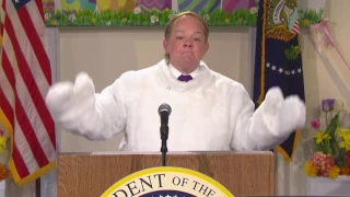 Easter Message from Sean Spicer (SNL) but there's no words